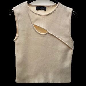 Primark Cream Cut-Out Tank Top